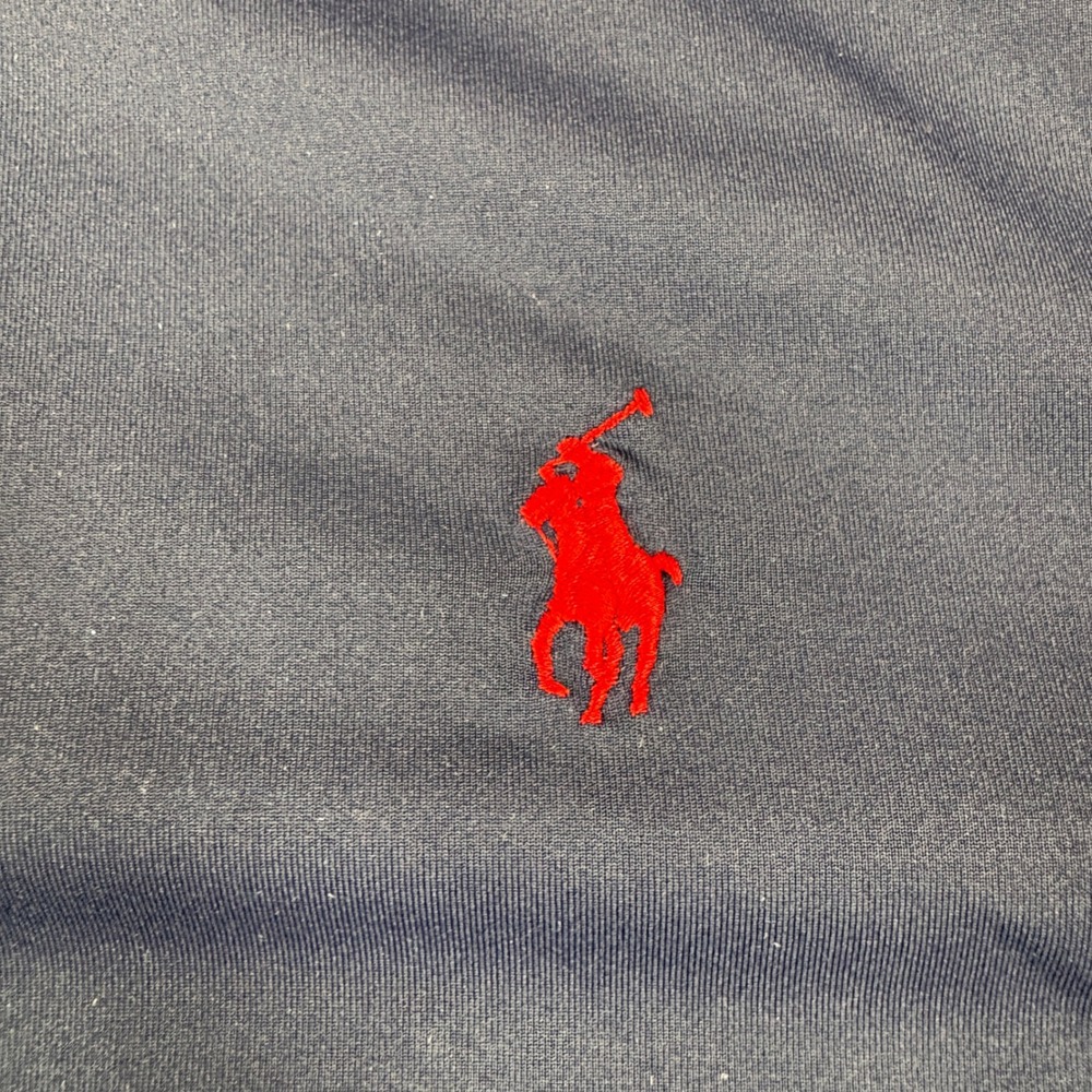 Polo Ralph Lauren Performance Polo Mens XL Navy Blue Short Sleeve Stretch Logo - Picture 3 of 9